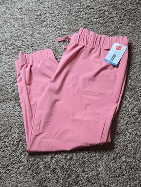 Hanes Comfort Fit Scrubs 2XL Plus Size Pink Scrub Pants